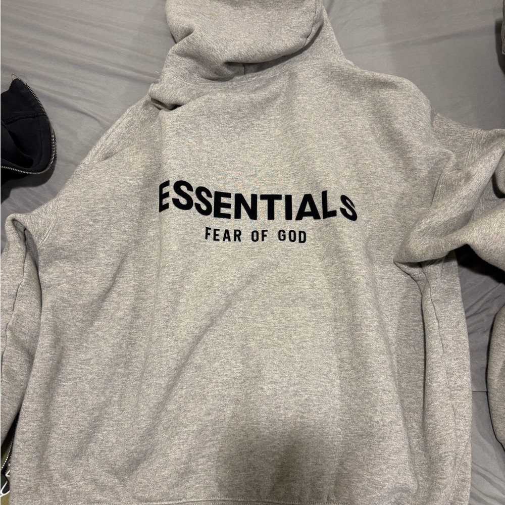 Essentials Heather Gray Sweatshirt